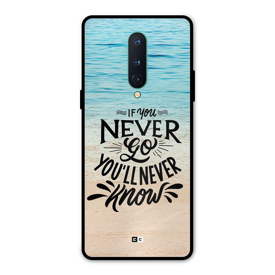 Will Never Know Metal Back Case for OnePlus 8