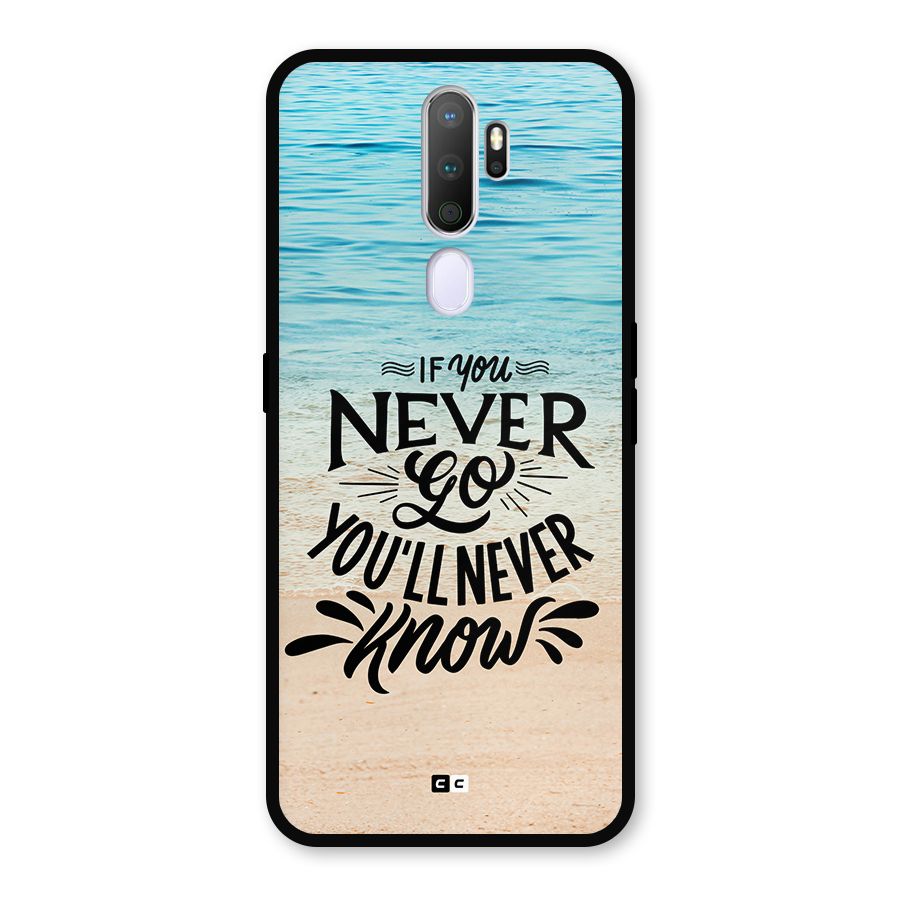 Will Never Know Metal Back Case for Oppo A9 (2020)