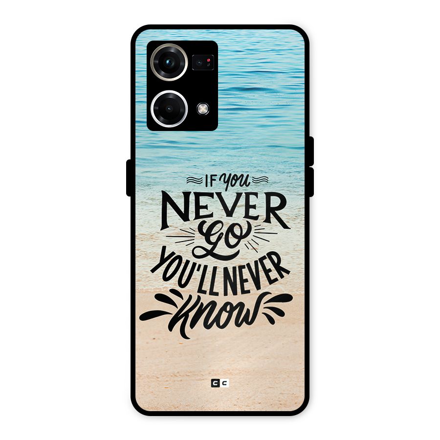 Will Never Know Metal Back Case for Oppo F21 Pro 4G