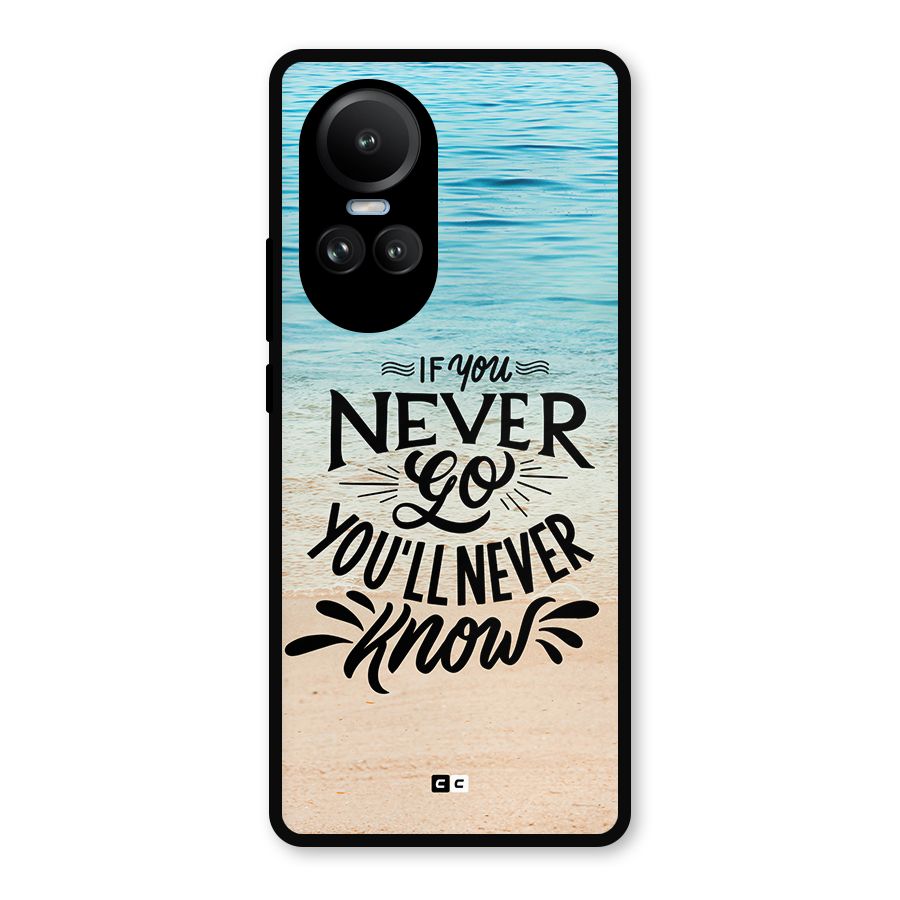 Will Never Know Metal Back Case for Oppo Reno10