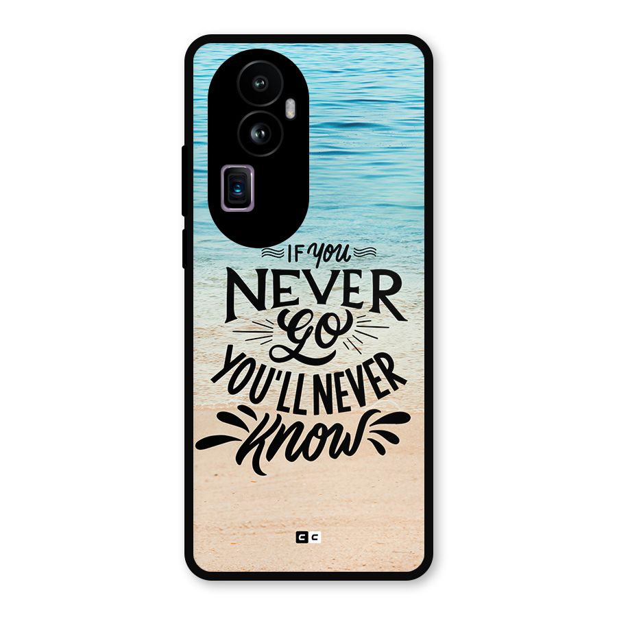 Will Never Know Metal Back Case for Oppo Reno10 Pro Plus