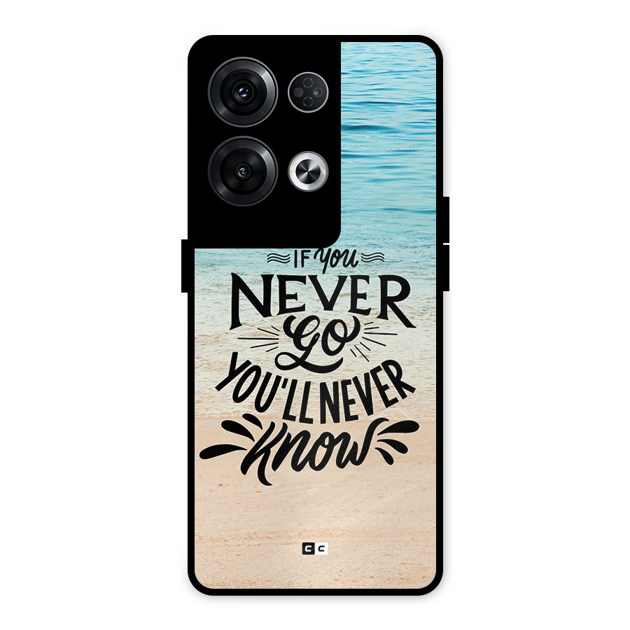 Will Never Know Metal Back Case for Oppo Reno8 Pro 5G