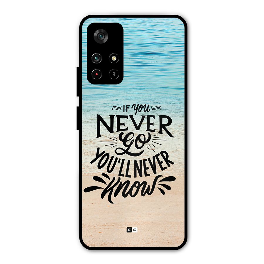 Will Never Know Metal Back Case for Poco M4 Pro 5G