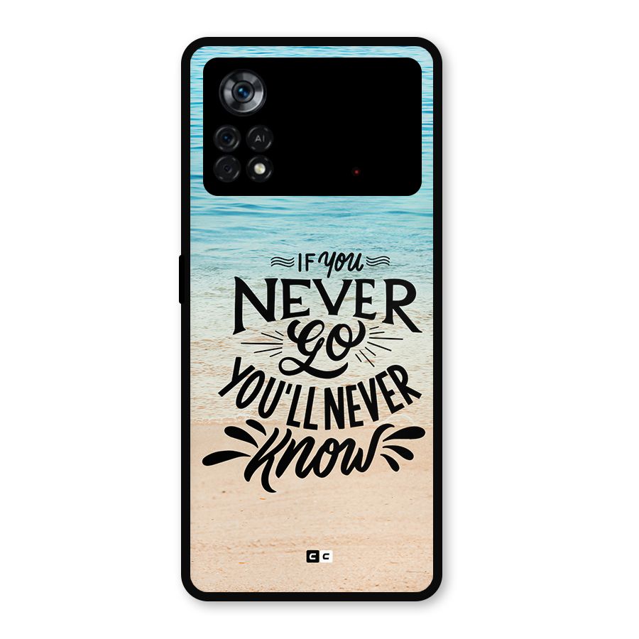 Will Never Know Metal Back Case for Poco X4 Pro 5G