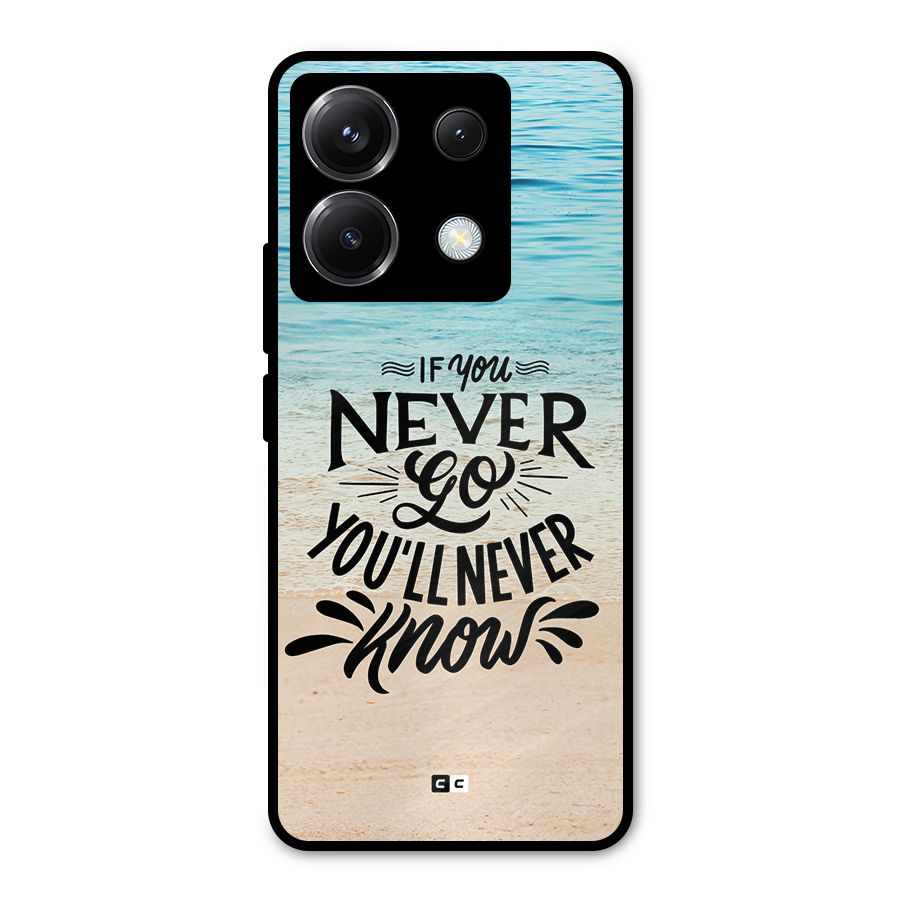 Will Never Know Metal Back Case for Poco X6