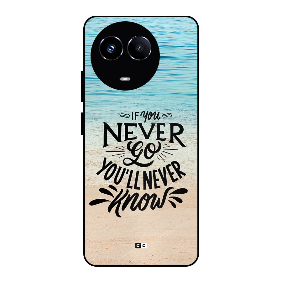 Will Never Know Metal Back Case for Realme 11 5G