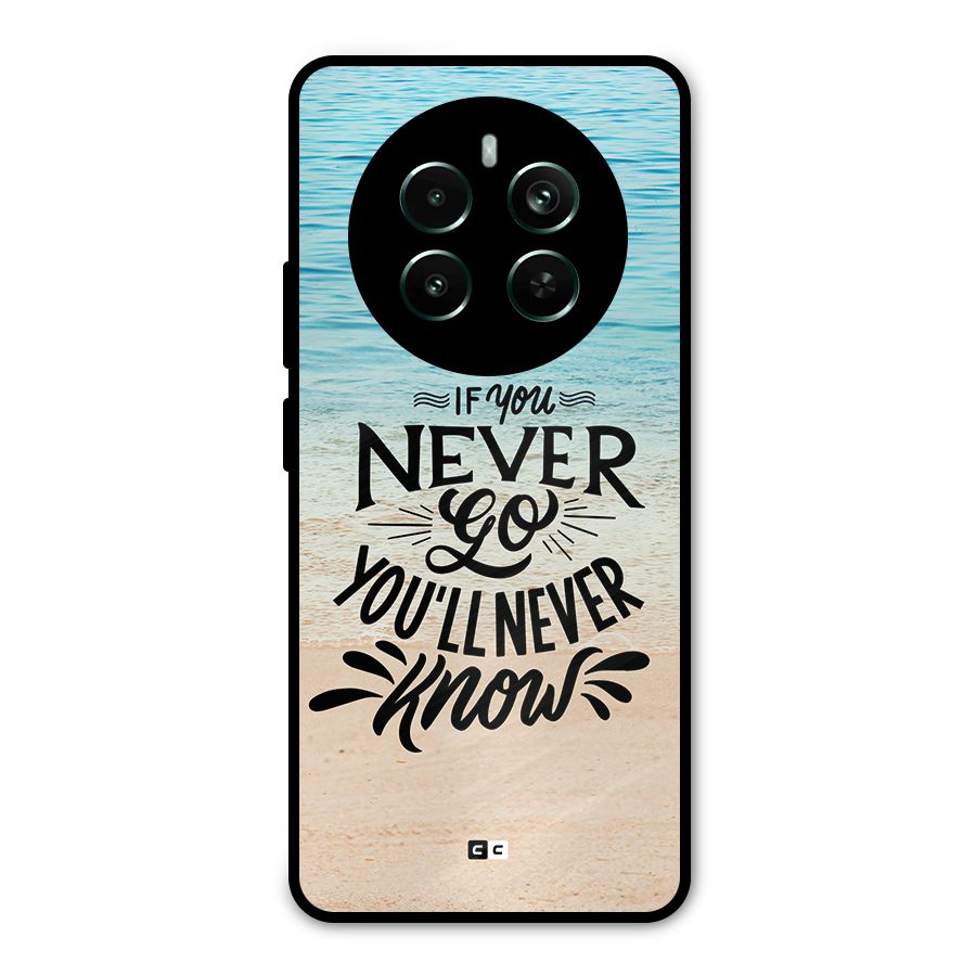 Will Never Know Metal Back Case for Realme 12 Plus