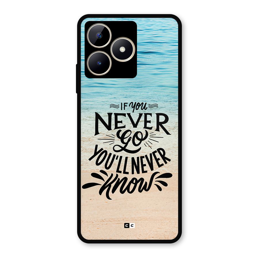 Will Never Know Metal Back Case for Realme C53