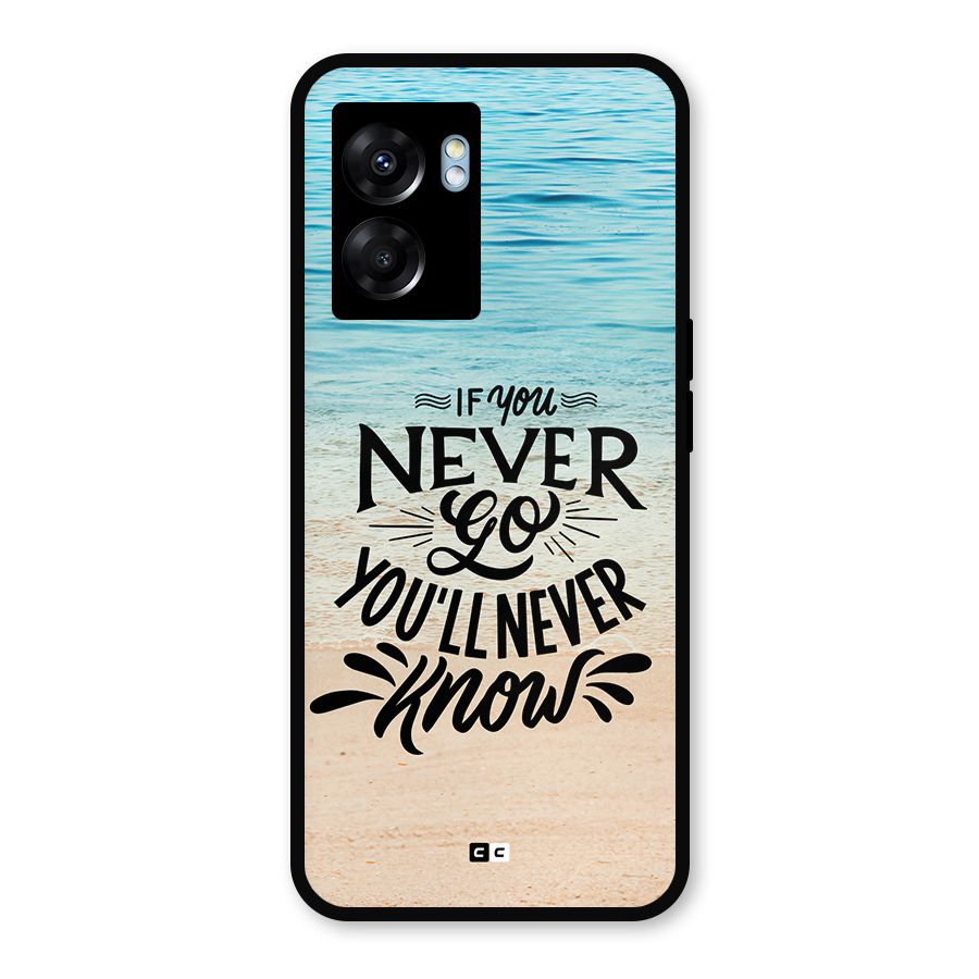 Will Never Know Metal Back Case for Realme Narzo 50 5G