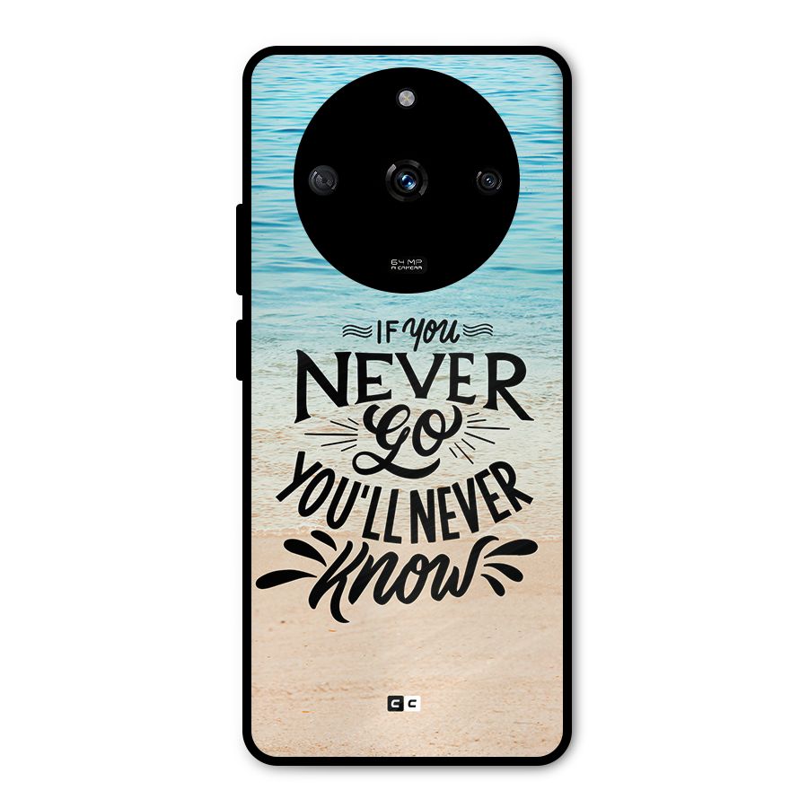 Will Never Know Metal Back Case for Realme Narzo 60 5G