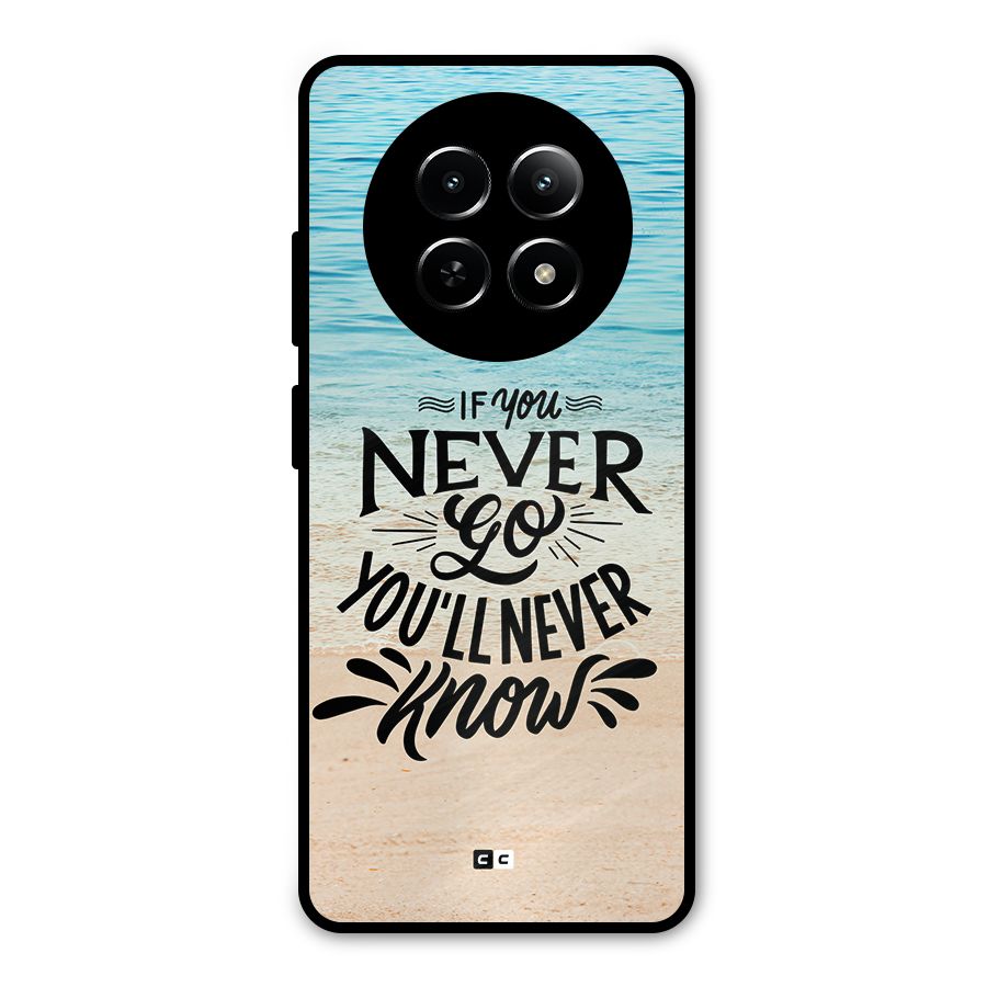 Will Never Know Metal Back Case for Realme Narzo 70x 5G