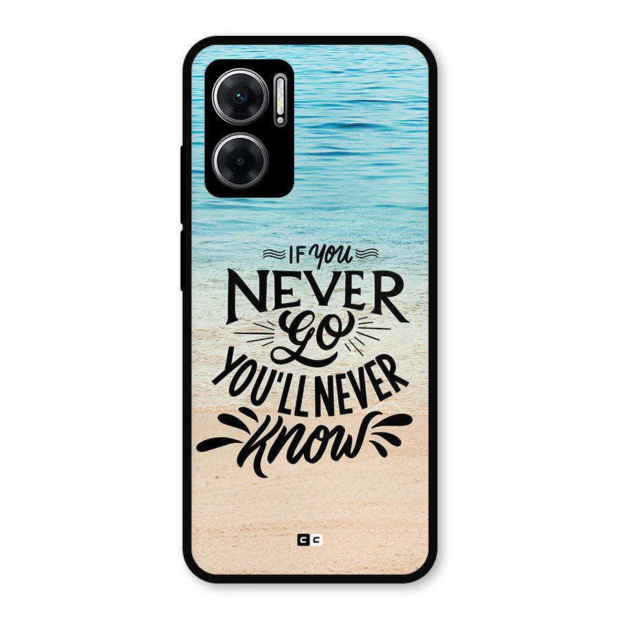 Will Never Know Metal Back Case for Redmi 11 Prime 5G