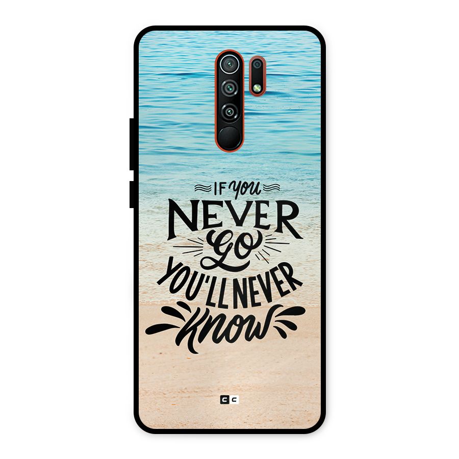 Will Never Know Metal Back Case for Redmi 9 Prime