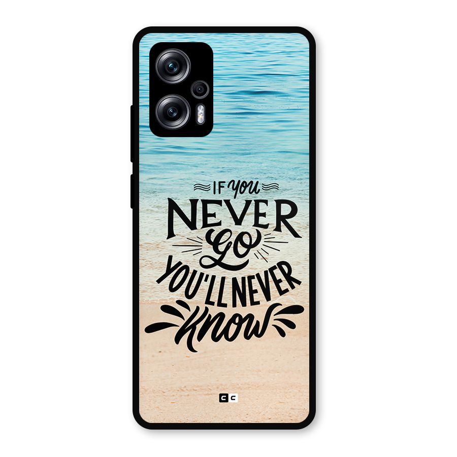 Will Never Know Metal Back Case for Redmi K50i