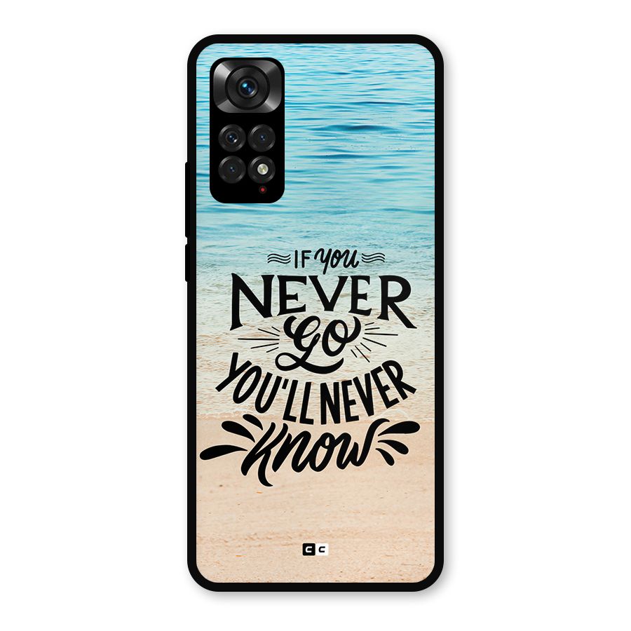 Will Never Know Metal Back Case for Redmi Note 11