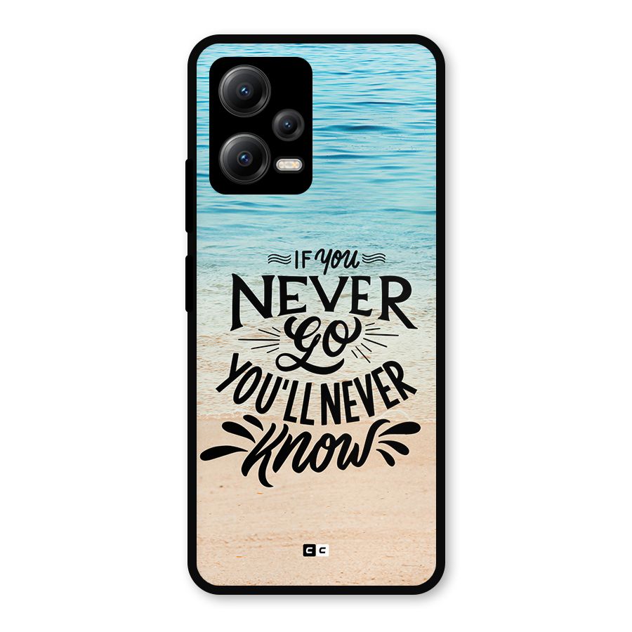 Will Never Know Metal Back Case for Redmi Note 12 5G