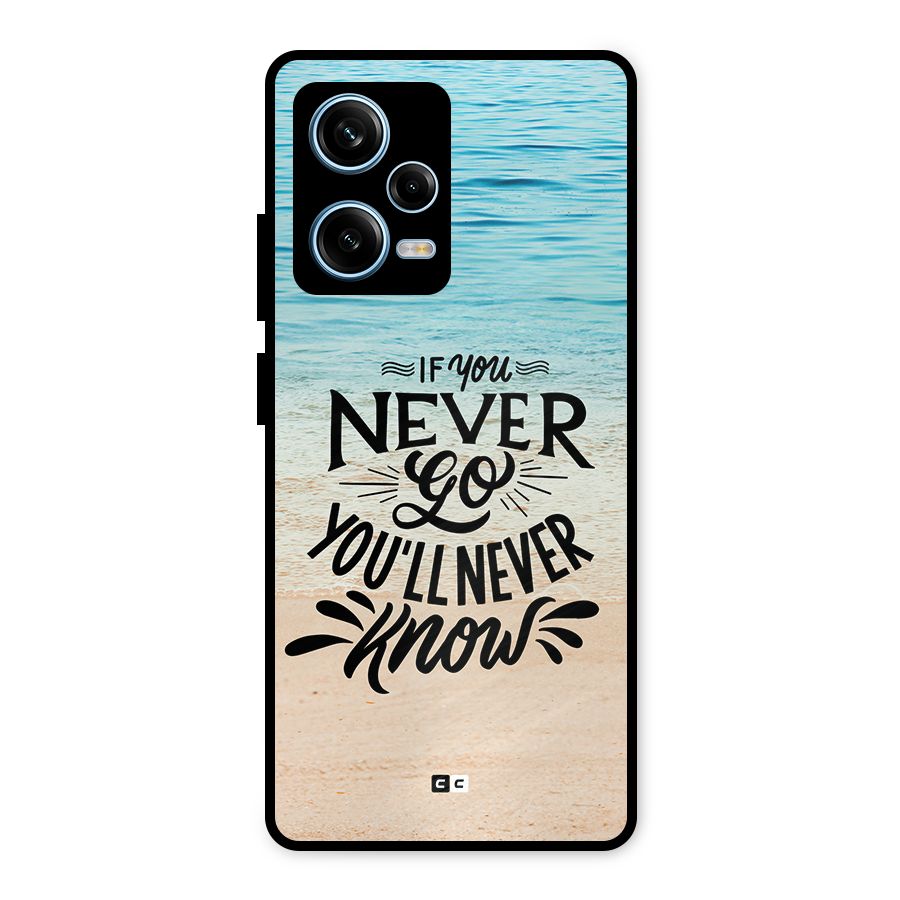 Will Never Know Metal Back Case for Redmi Note 12 Pro