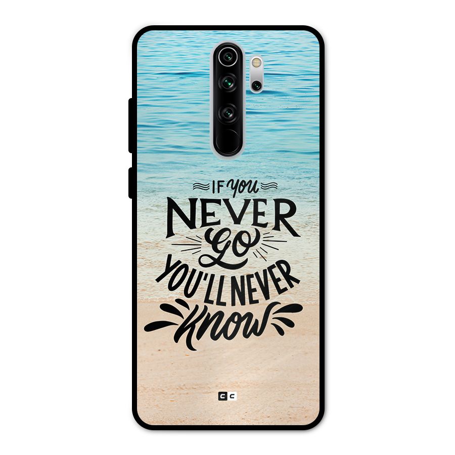 Will Never Know Metal Back Case for Redmi Note 8 Pro