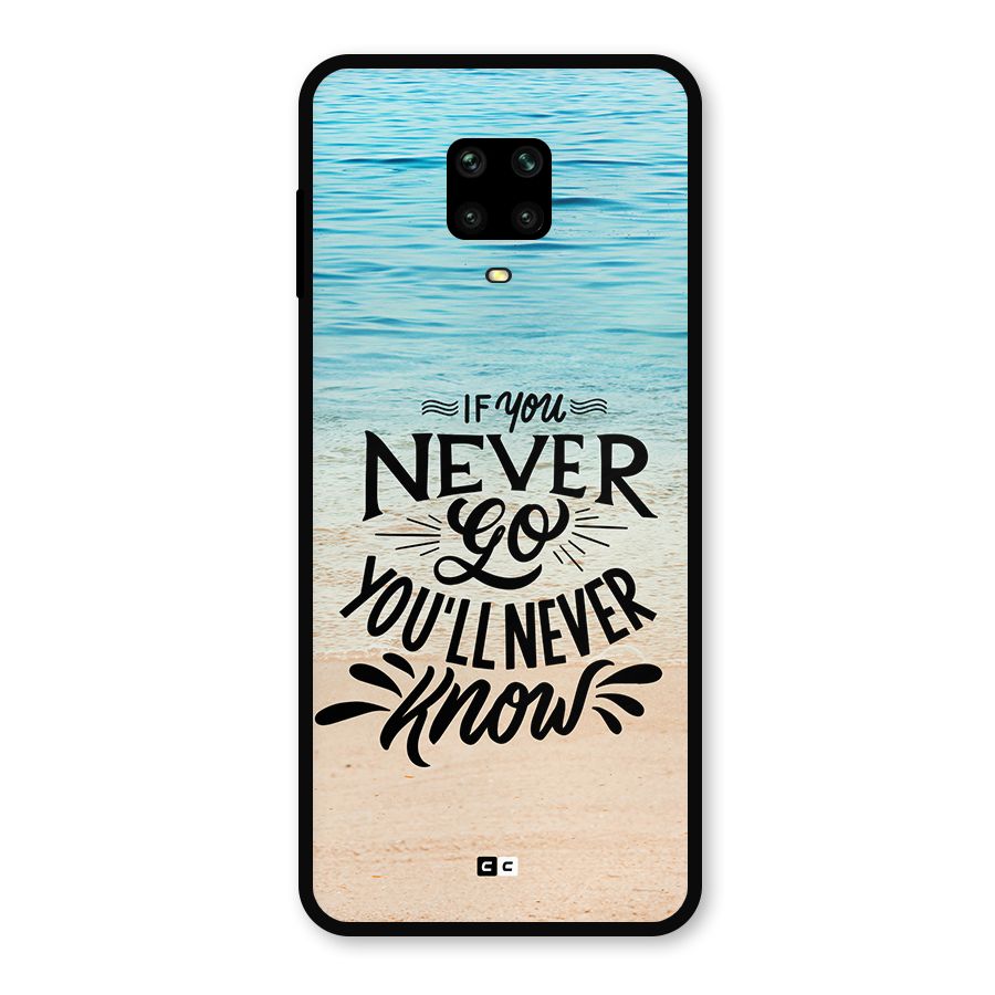 Will Never Know Metal Back Case for Redmi Note 9 Pro