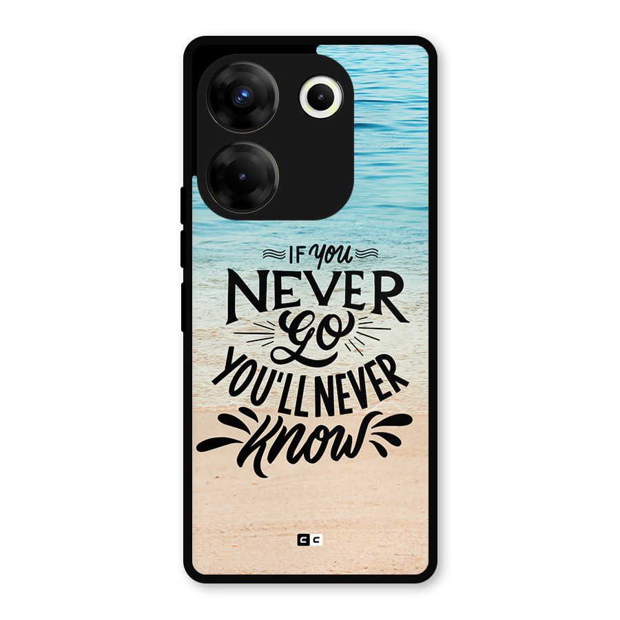 Will Never Know Metal Back Case for Tecno Camon 20 Pro