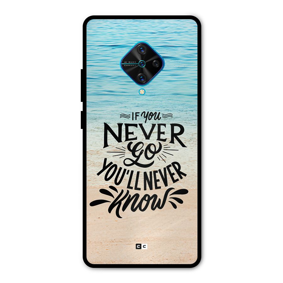 Will Never Know Metal Back Case for Vivo S1 Pro