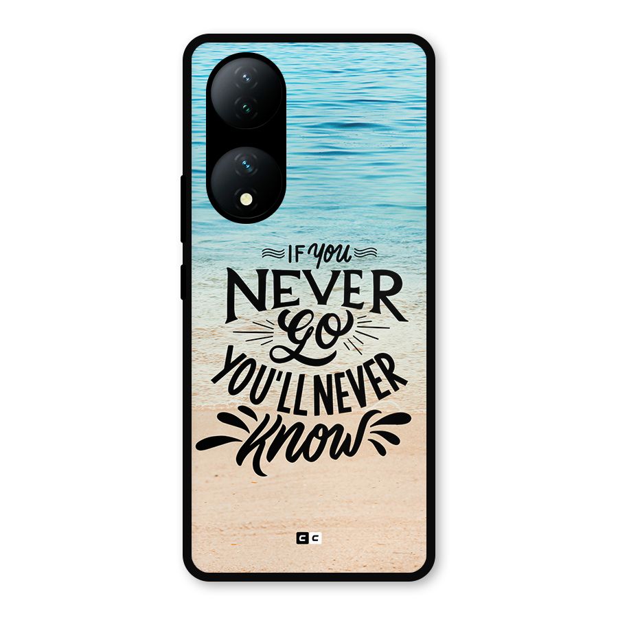 Will Never Know Metal Back Case for Vivo T2