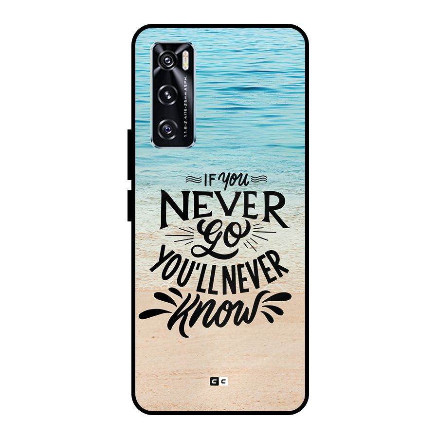 Will Never Know Metal Back Case for Vivo V20 SE