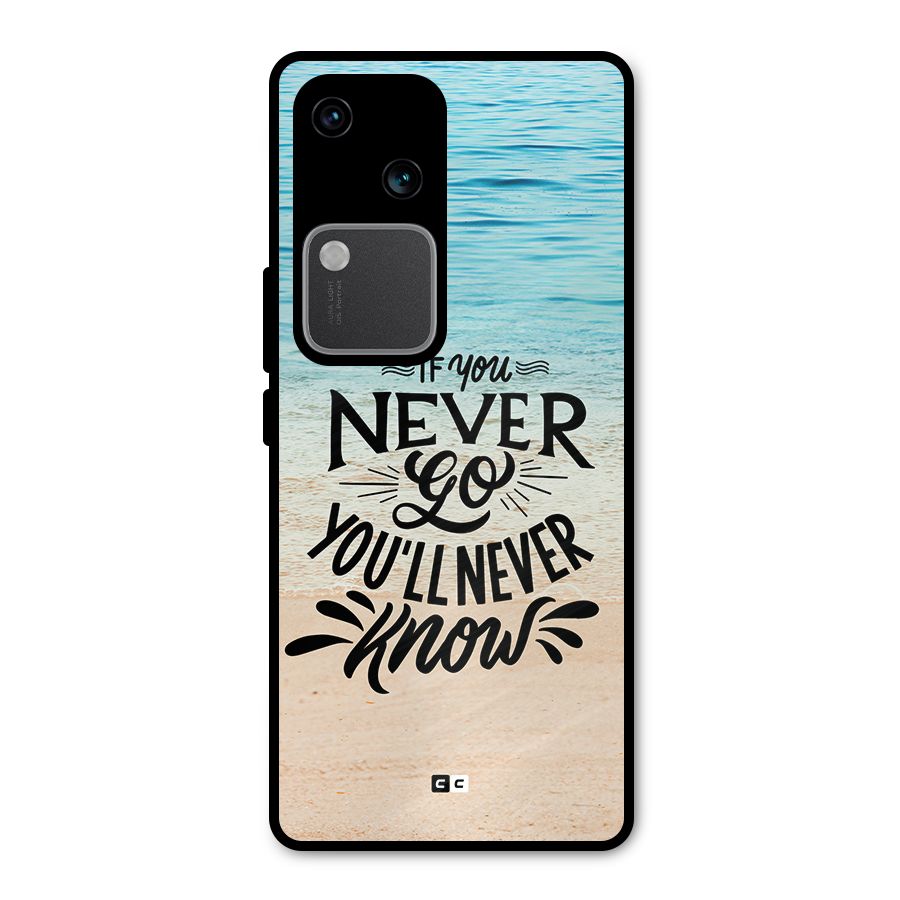Will Never Know Metal Back Case for Vivo V30 Pro