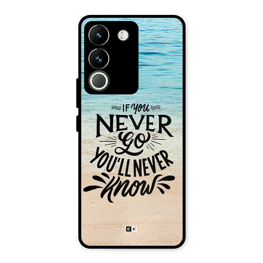 Will Never Know Metal Back Case for Vivo Y200