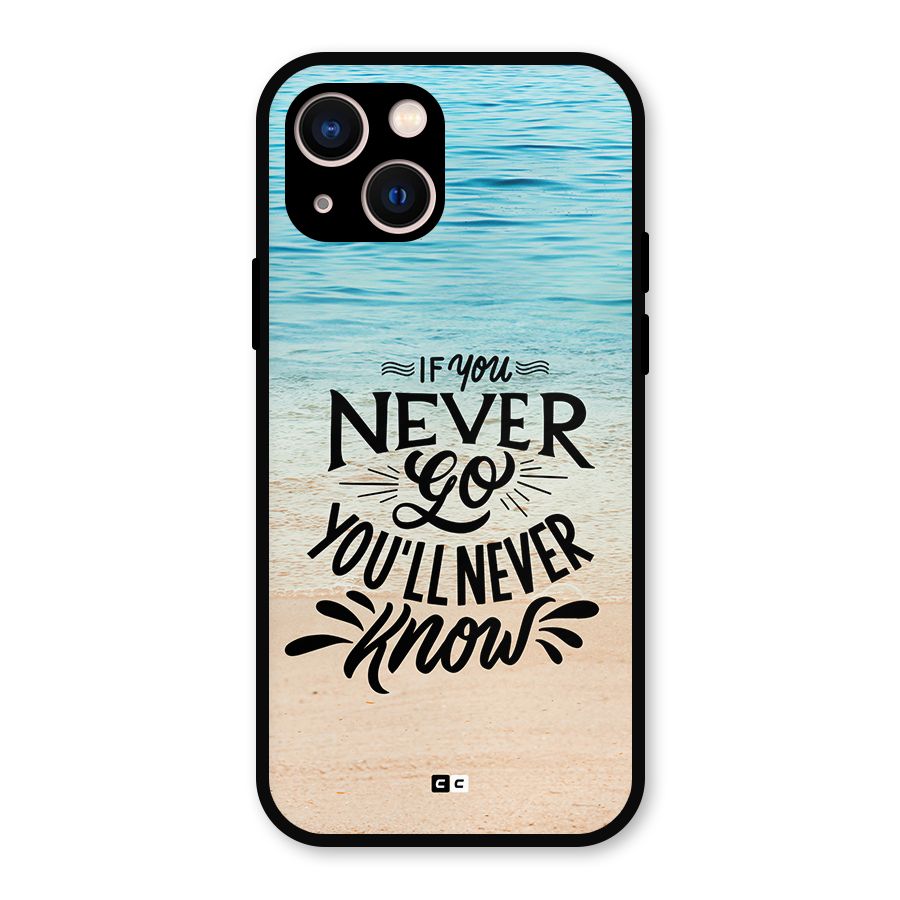 Will Never Know Metal Back Case for iPhone 13