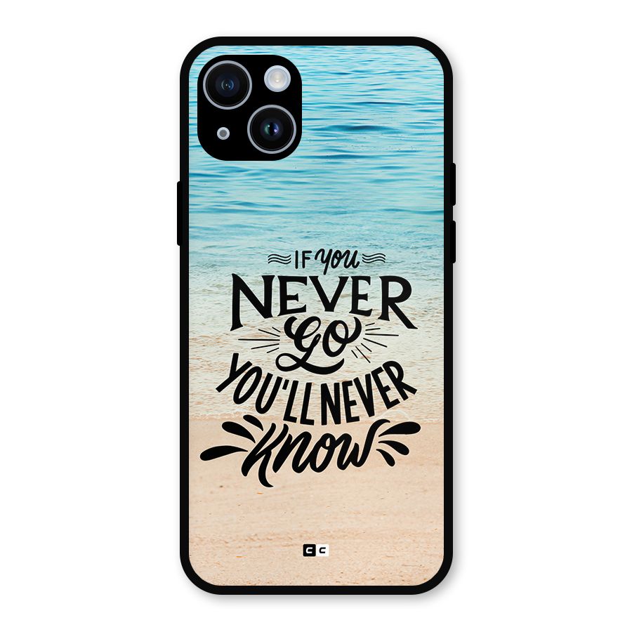 Will Never Know Metal Back Case for iPhone 14