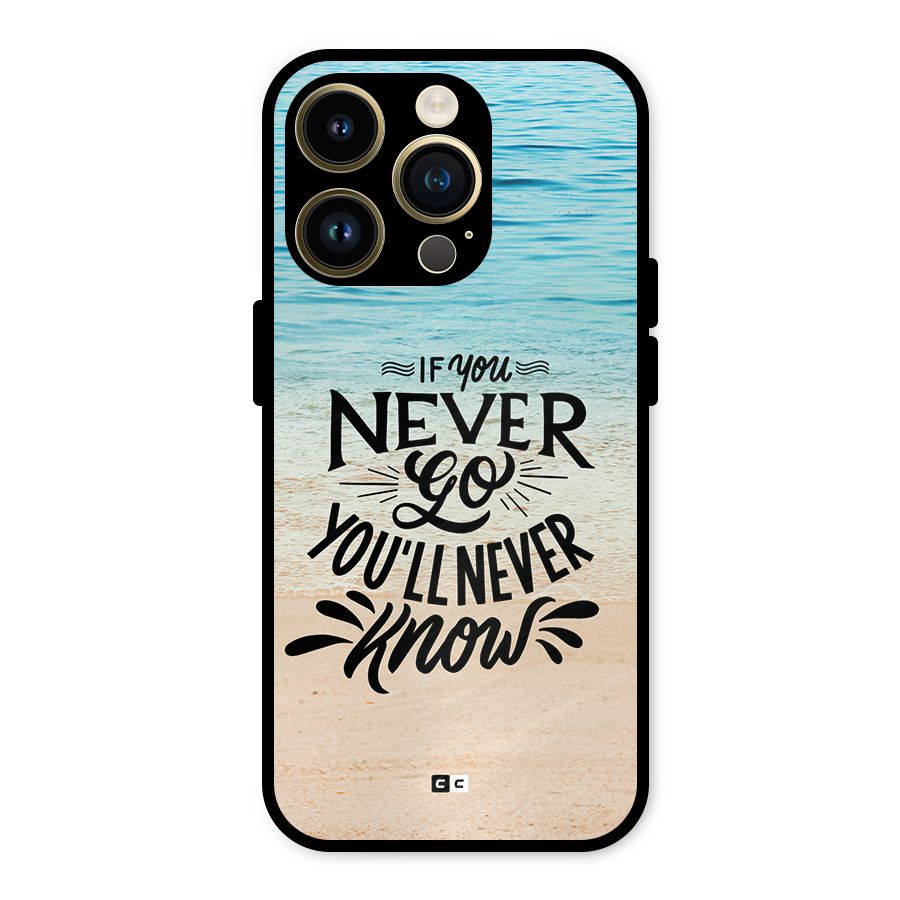 Will Never Know Metal Back Case for iPhone 14 Pro