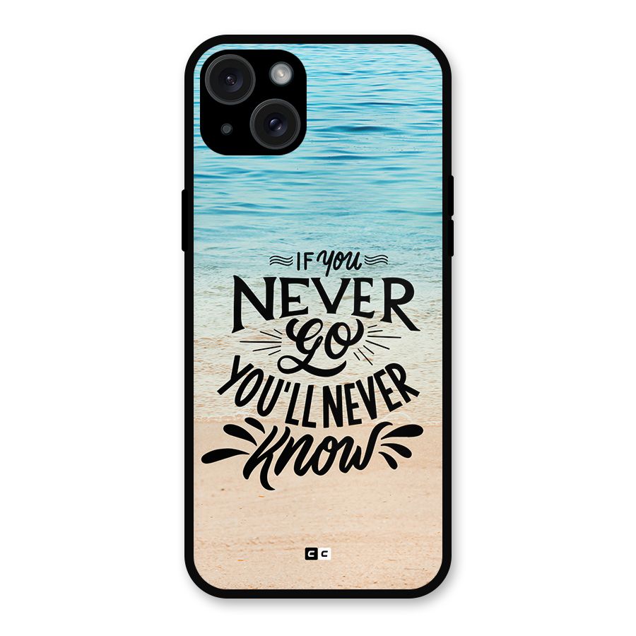 Will Never Know Metal Back Case for iPhone 15 Plus