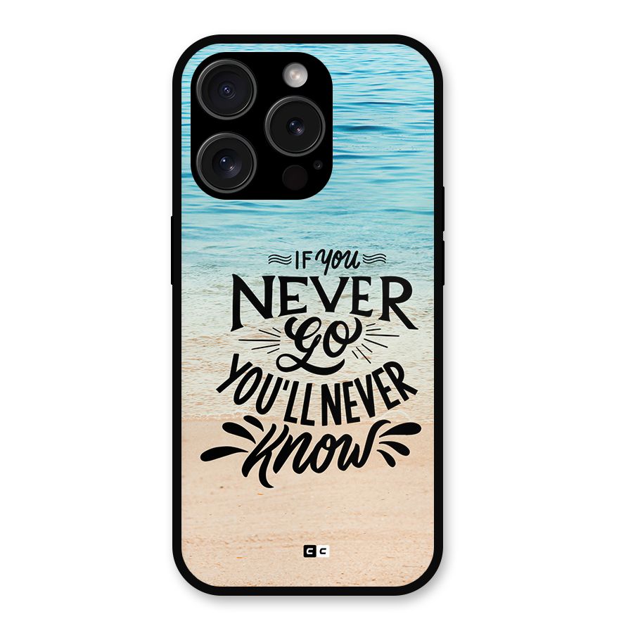 Will Never Know Metal Back Case for iPhone 15 Pro