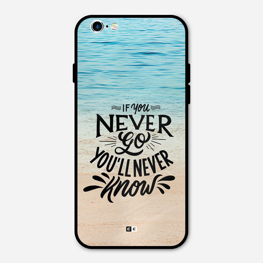 Will Never Know Metal Back Case for iPhone 6 6s