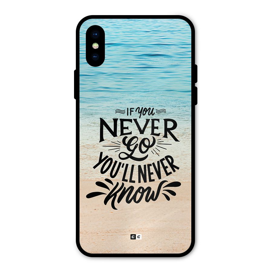 Will Never Know Metal Back Case for iPhone X