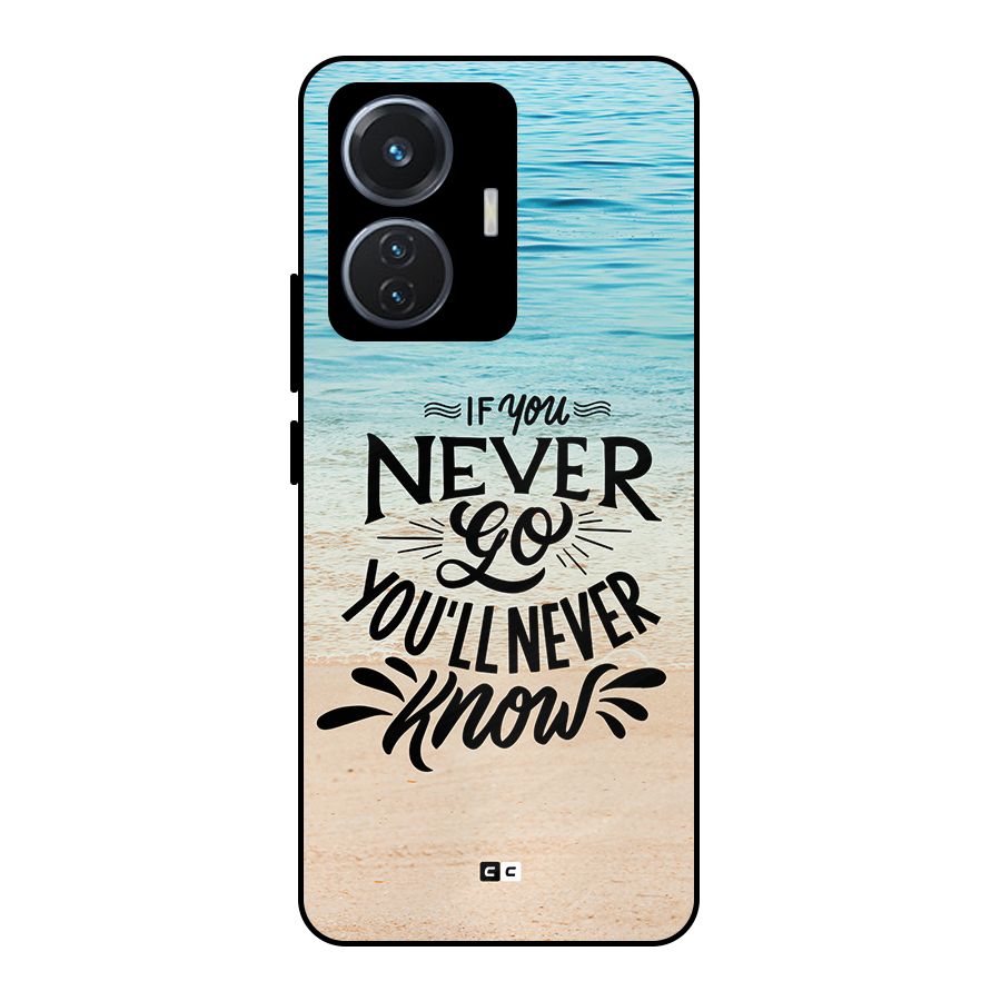 Will Never Know Metal Back Case for iQOO Z6 44W