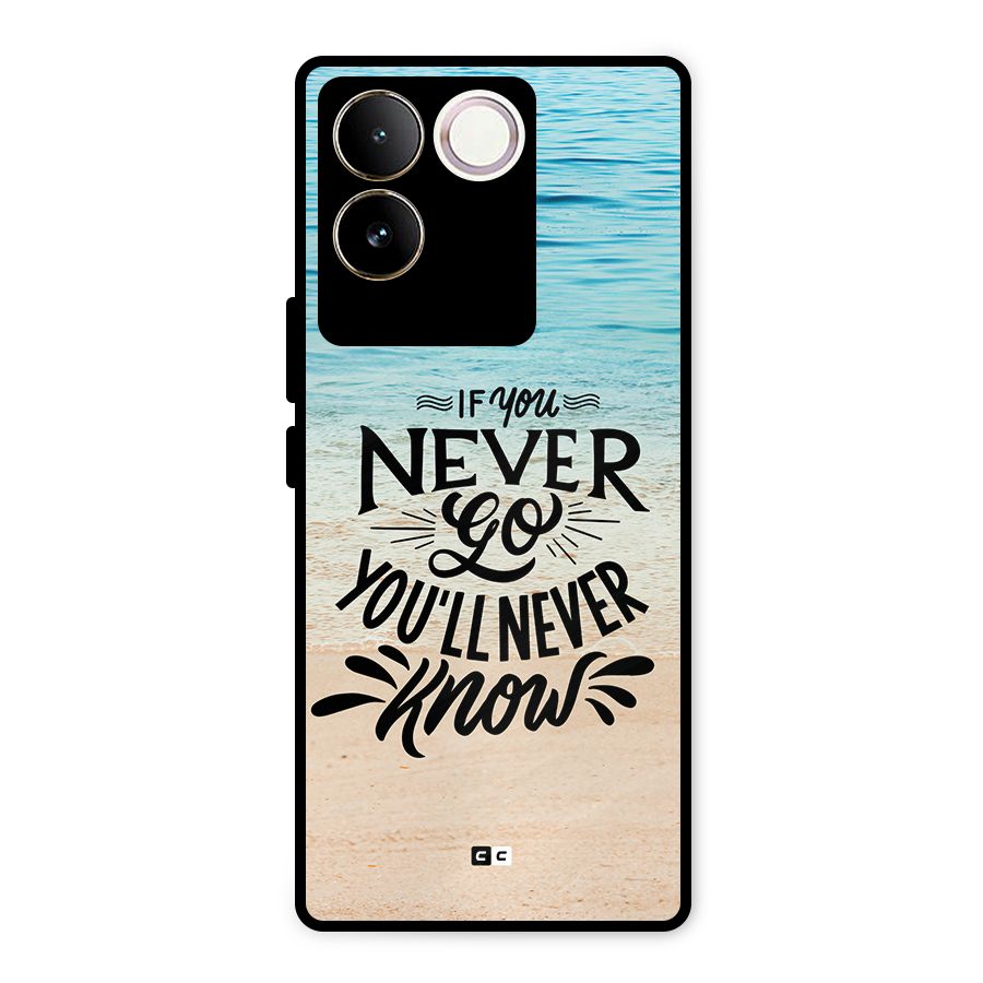 Will Never Know Metal Back Case for iQOO Z7 Pro