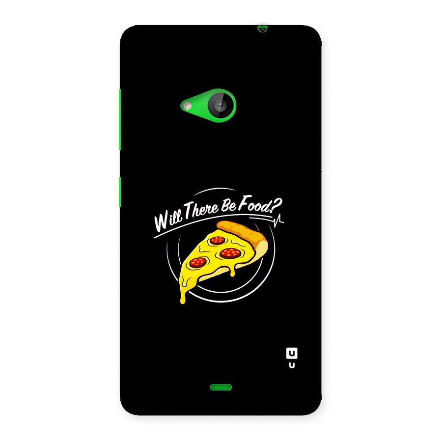 Will There Be Food Back Case for Lumia 535