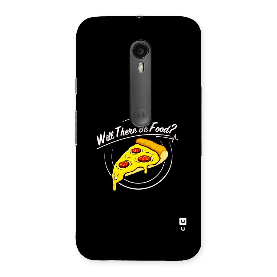 Will There Be Food Back Case for Moto G3