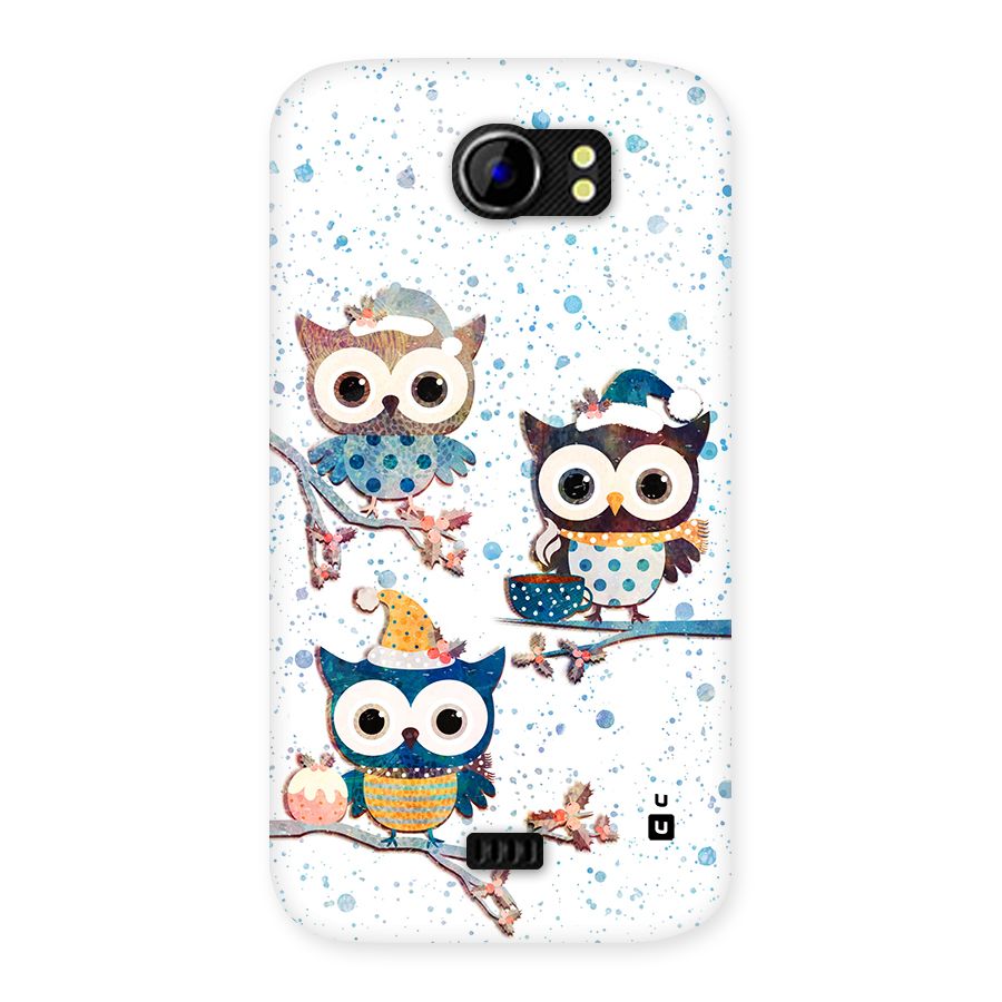 Winter Owls Back Case for Canvas 2 A110