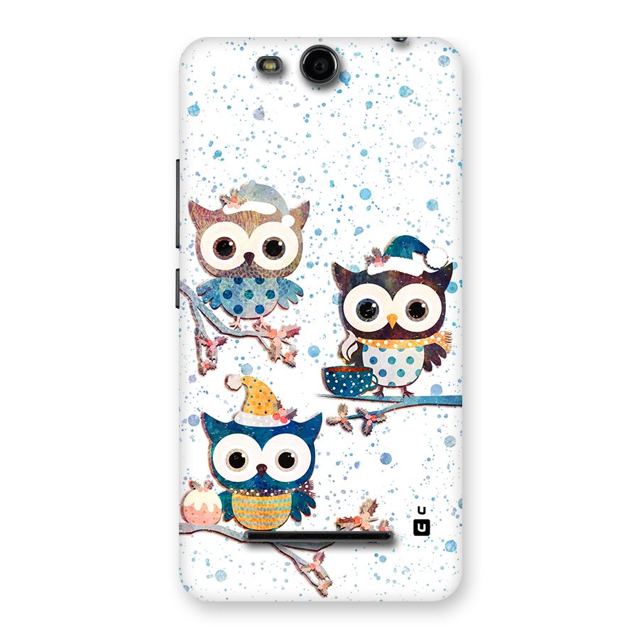 Winter Owls Back Case for Canvas Juice 3 Q392