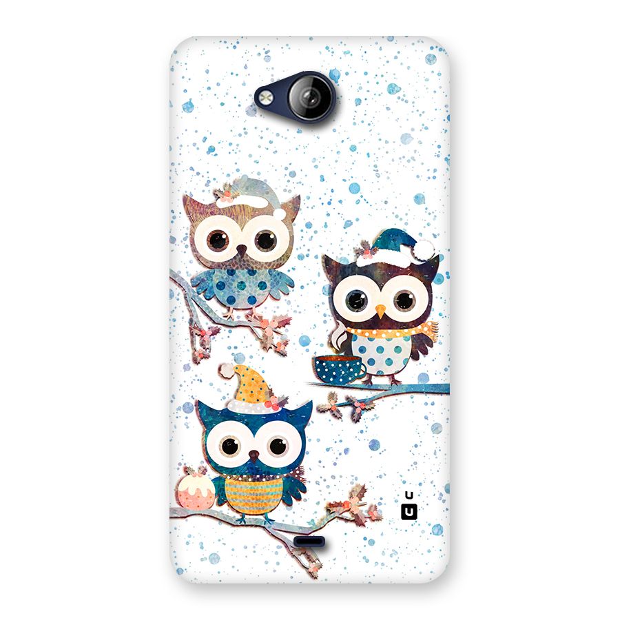 Winter Owls Back Case for Canvas Play Q355