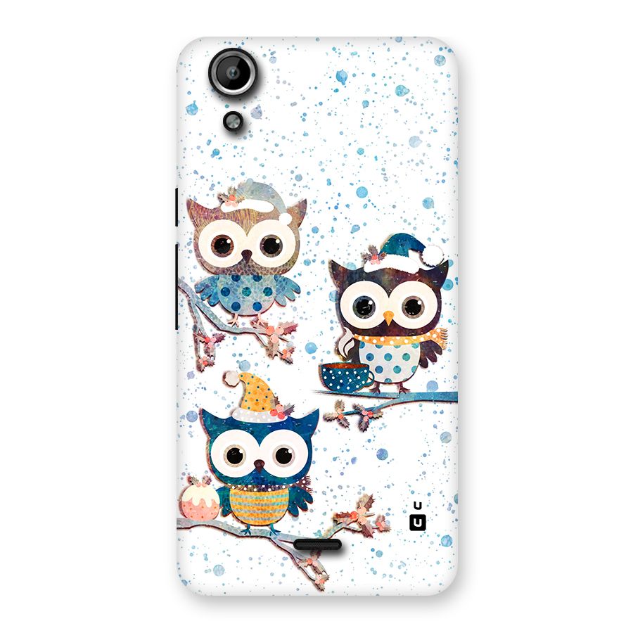Winter Owls Back Case for Canvas Selfie Lens Q345