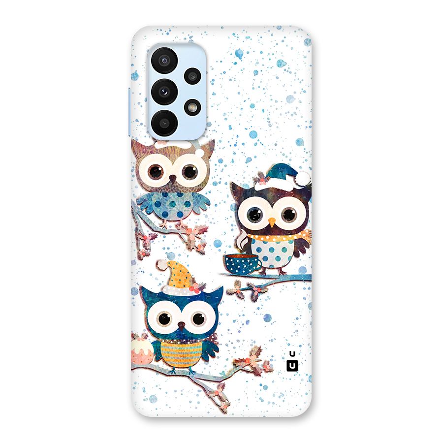 Winter Owls Back Case for Galaxy A23