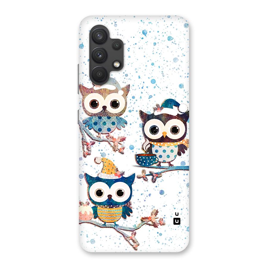 Winter Owls Back Case for Galaxy A32