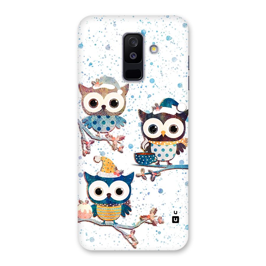 Winter Owls Back Case for Galaxy A6 Plus