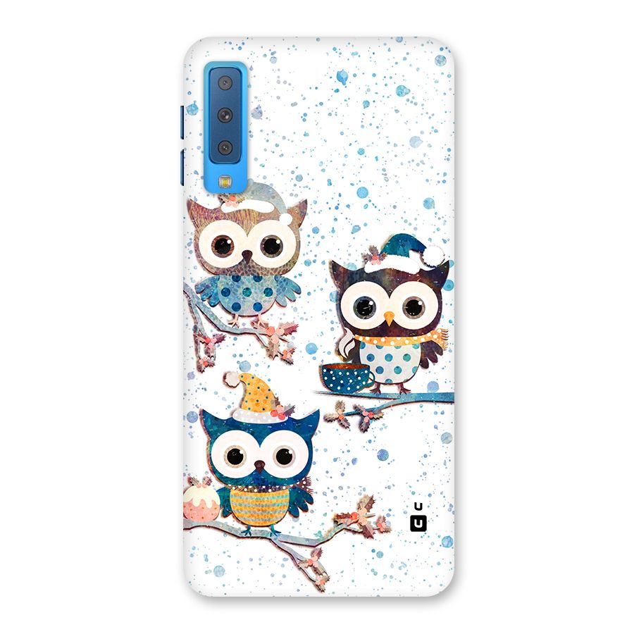 Winter Owls Back Case for Galaxy A7 (2018)
