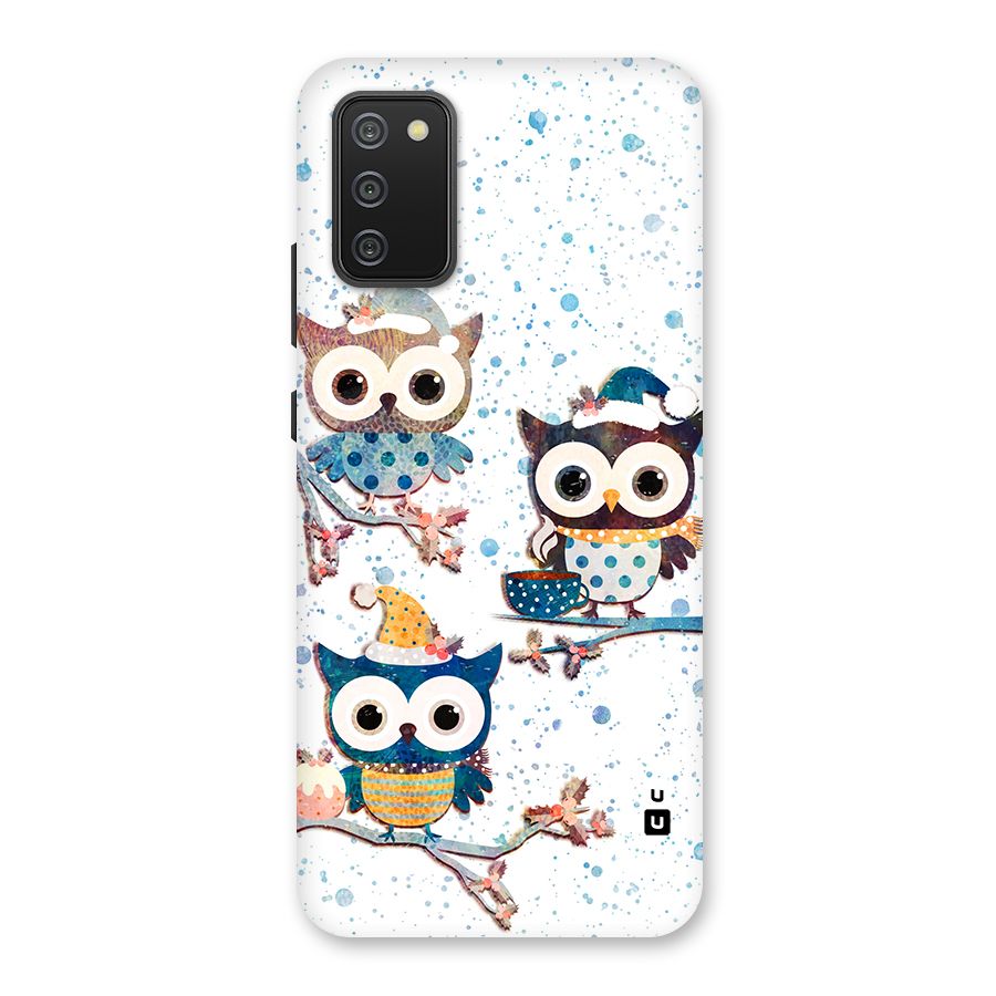 Winter Owls Back Case for Galaxy M02s