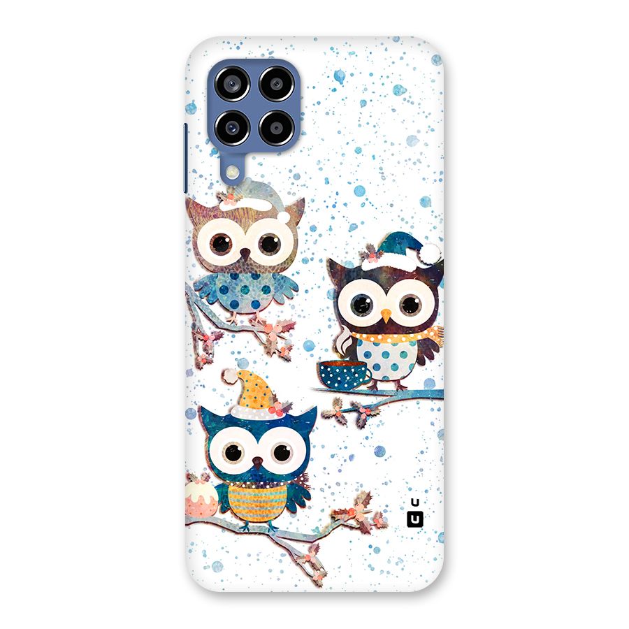 Winter Owls Back Case for Galaxy M53 5G